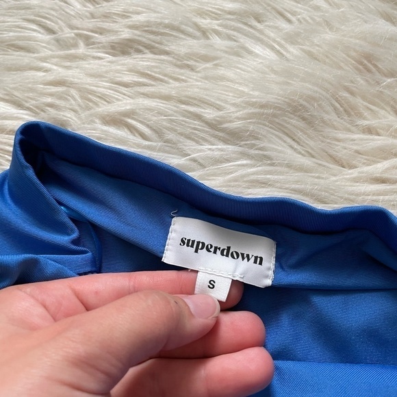 SUPERDOWN Jules Drape Mini Skirt - Picture 4 of 5